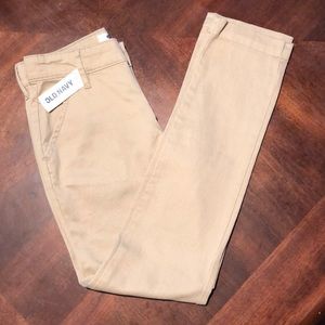 Old Navy stretch khakis sz 8 reg extensible
